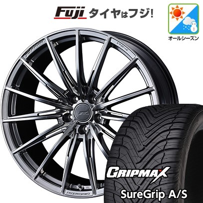【新品国産車用 5穴114.3車】 オールシーズンタイヤ ホイール4本セット 215/45R18 GRIP MAX シュアグリップ オールシーズン(限定) WEDS F-ZERO FZ-4 18インチ