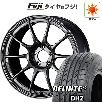 【新品国産5穴114.3車】 夏タイヤ ホイール4本セット 225/40R18 デリンテ DH2(限定) ウェッズ ウェッズスポーツ TC 105X フォージド 18インチ : fuji 1131 136727 24020 24020 : フジコーポレーション