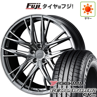 【新品国産車用5穴114.3】 | 夏タイヤ ホイール4本セット | 235/55R19 | ヨコハマ ジオランダー CV G058 | WEDS ウェッズ F-ZERO FZ-5 | 19インチ