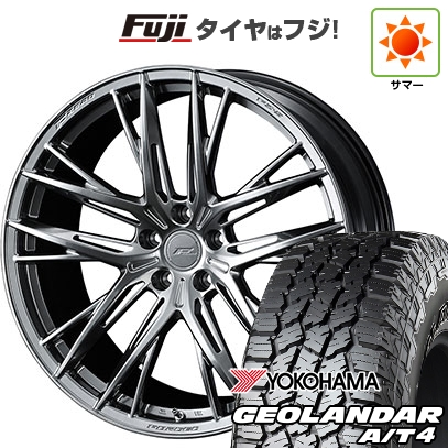 【新品国産車用5穴114.3】 | 夏タイヤ ホイール4本セット | 225/60R18 | ヨコハマ ジオランダー A/T4 G018 RBL | WEDS ウェッズ F-ZERO FZ-5 | 8J 18インチ