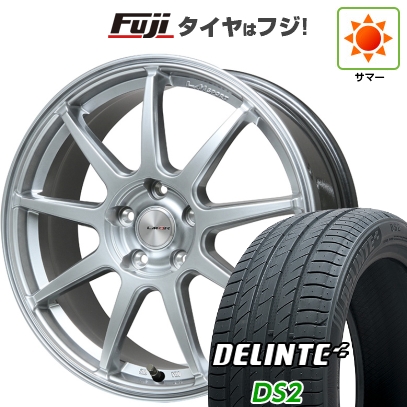 【新品国産車用5穴114.3】 | 夏タイヤ ホイール4本セット | 195/65R15 | デリンテ DS2(限定) | LMスポーツ LM-QR 15インチ