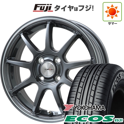 【新品】N-BOX タント スペーシア 夏タイヤ ホイール4本セット 165/55R15 ヨコハマ エコス ES31 レアマイスター LMスポーツ LM-QR 5J 15インチ