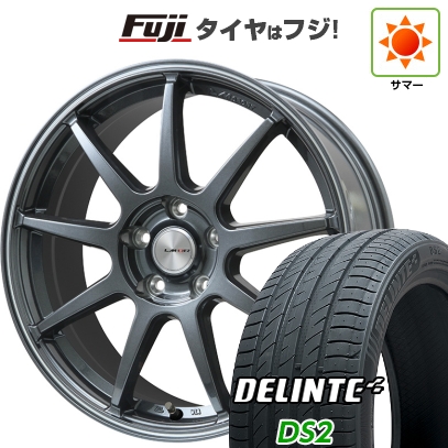【新品国産車用5穴114.3】 | 夏タイヤ ホイール4本セット | 195/65R15 | デリンテ DS2(限定) | LMスポーツ LM-QR 15インチ