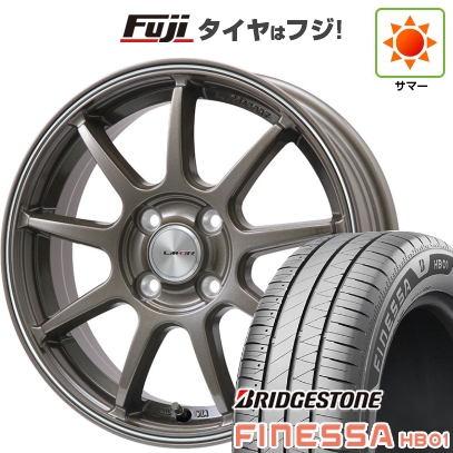 【新品 軽自動車】N-BOX タント スペーシア 夏タイヤ ホイール4本セット 165/55R15 ブリヂストン フィネッサ HB01 LMスポーツ LM-QR 5J 15インチ