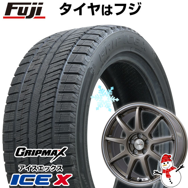 【新品国産5穴114.3車】 スタッドレスタイヤ ホイール4本セット 215/60R17 グリップマックス アイスX BSW(限定) レアマイスター LMスポーツLM QR 17インチ : fuji 3970 137356 42729 42729 : フジコーポレーション