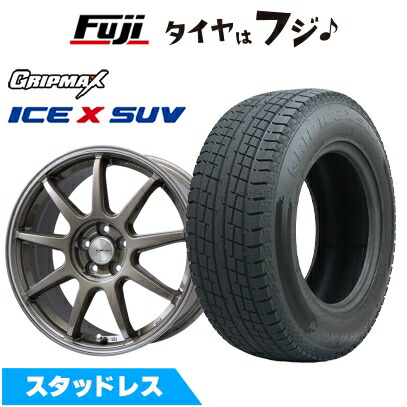 新品国産車用 5穴114.3車 スタッドレスタイヤ ホイール4本セット 225/65R17 アイスX SUV BSW(限定2024年製) レアマイスター LMスポーツLM-QR 17インチ