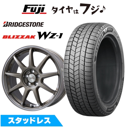 【新品国産車用 5穴114.3車】 スタッドレスタイヤ ホイール4本セット 225/60R17 ブリヂストン ブリザック WZ-1 レアマイスター LMスポーツ LM-QR 7.5J 17インチ