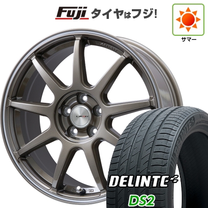 DELINTE - 【新品】無償性ド 5穴/114 | 夏タイア 銀輪4本仕かける | 185/65R15 | デリンテ DS2(押さえる) | LM運動競技 LM-QR 15in
