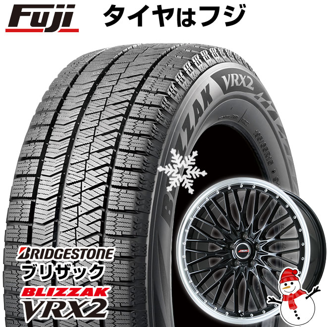 【新品国産5穴114.3車】 スタッドレスタイヤ ホイール4本セット 225/50R18 ブリヂストン ブリザック VRX2 プレミックス MER PROMESH 18インチ : fuji 4302 137745 24582 24582 : フジコーポレーション