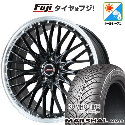 【新品国産車用5穴114.3】 | オールシーズンタイヤ ホイール4本セット | 225/65R17 | マーシャル MH22(限定) | MER PROMESH 17インチ