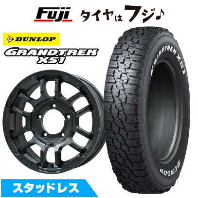 【新品】ジムニーシエラ スタッドレスタイヤ ホイール4本セット 215/70R16 ダンロップ グラントレック XS1 RWL ビッグウエイ B-LUGNAS FRD 16インチ
