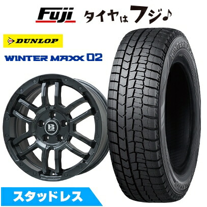 30系アルファード/ヴェルファイア スタッドレスタイヤ ホイール4本セット 235/50R18 ダンロップ ウインターマックス 02 WM02 B-LUGNAS FRD 18インチ