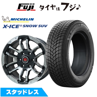【新品】プラド スタッドレスタイヤ ホイール4本セット 265/60R18 ミシュラン エックスアイス スノー SUV ビッグウエイ B-LUGNAS FRD 18インチ