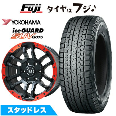 新品 FJクルーザー スタッドレスタイヤ ホイール4本セット 265/70R17 ヨコハマ アイスガード SUV G075 ビッグウエイ B-LUGNAS FRD 17インチ