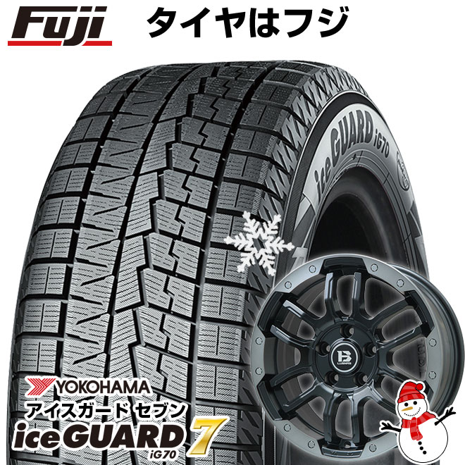 【パンク保証付き】【新品】オーラ スタッドレスタイヤ ホイール４本セット 205/50R17 ヨコハマ アイスガード セブンIG70 ビッグウエイ B LUGNAS FRD 17インチ : fuji 23321 137812 36223 36223 : フジコーポレーション