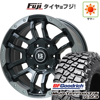 GEOLANDAR - 【新品国産車用 6穴139.7車】 夏タイア 車輪４本仕掛ける 285/65R18 BF好ましい金持ち マッドテレーンT/A KM3 ビッグウエイ B-LUGNAS FRD  18in タイヤ、ホイール-車、バイク、自転車-夏タイヤ、ホイールセット