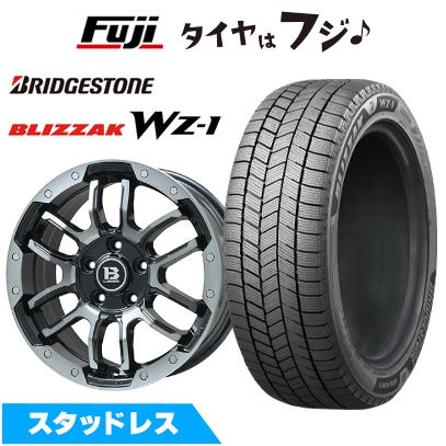 新品ヤリスクロス等 スタッドレスタイヤ ホイール4本セット 215/50R18 ブリザック WZ-1 B-LUGNAS FRD 7.5J 18インチ