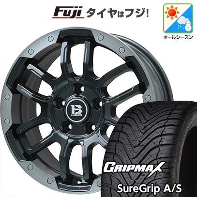【新品国産車用 5穴114.3車】 オールシーズンタイヤ ホイール4本セット 215/50R18 GRIP MAX シュアグリップ A/S(限定) ビッグウエイ B-LUGNAS FRD 18インチ