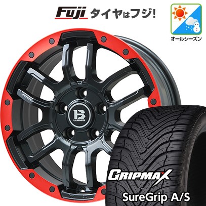 【新品国産車用 5穴114.3車】 オールシーズンタイヤ ホイール4本セット 215/50R18 GRIP MAX シュアグリップ A/S(限定) ビッグウエイ B-LUGNAS FRD 18インチ