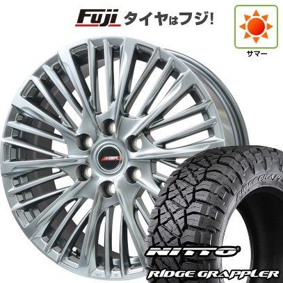ニットータイヤ - 【新品】ランクル300 夏タイア 車輪4本仕掛ける 275/55R20 ニットー リッジグラップラー プレ交ぜ合わせる MER-X(ハイパーシルバー) 20in 夏タイヤ、ホイールセット-車、バイク、自転車-自動車