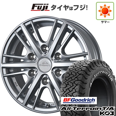 オールテレーン - 新品 ランクル250 夏タイア 銀輪4本仕かける 275/70R18 BF好ましい分限者 T/A KO3 RWL TWS グランヴァード HC1 8J 18in