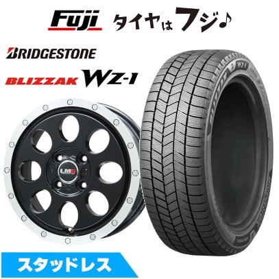 ブリザック - 【新品 軽自動車】ハスラー スタッドレスタイヤ 銀輪4本仕掛ける 165/65R14 ブリヂストン WZ-1 レアマイスター LMG CS-8 4.5J 14in