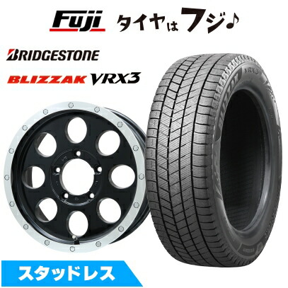 【新品】ジムニーシエラ スタッドレスタイヤ ホイール4本セット 215/70R16 ブリヂストン ブリザック VRX3 レアマイスター LMG CS-8 16インチ
