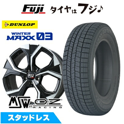 新品 輸入車用 プジョー508 2018- スタッドレスタイヤ ホイール4本セット 235/45R18 ウインターマックス03 WM03 MSW 43 18インチ