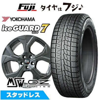 アイスガード 7 - 【新品】インポート車用 イヴォーク スタッドレスタイヤ 銀輪4本仕かける 235/60R18 ヨコハマ 内燃機関かばい立て7 七つIG70 MSW 43 18in