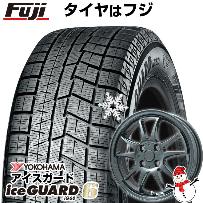 ソリオ スタッドレスタイヤ ホイール4本セット 165/70R14 ヨコハマ アイスガード シックスIG60 ブランドル KF28 14インチ