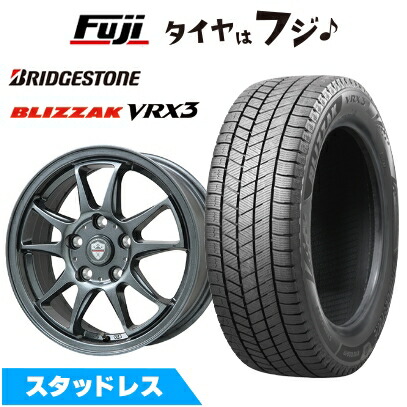 シエンタ等 BS VRX3 185/65R15 スタッドレス＆ホイールセット4本 ブリザック VRX3 【新品】シエンタ 2022- スタッドレスタイヤ