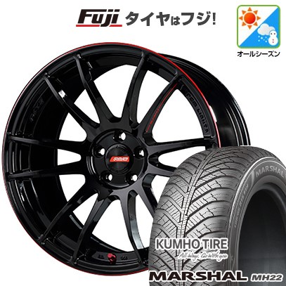 新品国産車用 5穴114.3車 オールシーズンタイヤ ホイール4本セット 235/55R18 マーシャル MH22(限定) RAYS gramLIGHTS  57XTREME REV LIMIT EDITION 18インチ