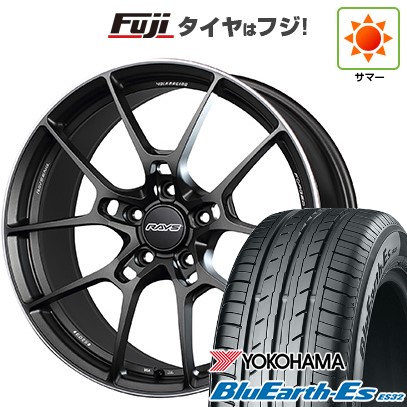 【新品国産5穴114.3車】 夏タイヤ ホイール４本セット 225/45R18 ヨコハマ ブルーアース ES32 レイズ ボルクレーシング G025 18インチ : fuji 1261 139359 35469 35469 : フジコーポレーション