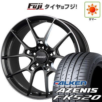 【新品国産車用 5穴114.3車】 夏タイヤ ホイール4本セット 215/50R18 ファルケン アゼニス FK520L RAYS レイズ ボルクレーシング G025 18インチ