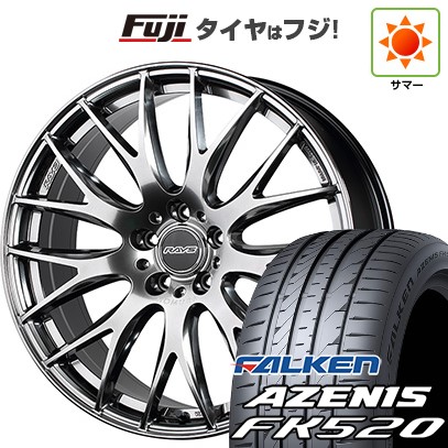【新品国産車用 5穴114.3車】 夏タイヤ ホイール4本セット 225/45R18 ファルケン アゼニス FK520L RAYS レイズ ホムラ 2X9Plus 18インチ