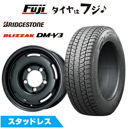 【新品】ジムニー スタッドレスタイヤ ホイール4本セット 175/80R16 ブリヂストン ブリザック DM-V3 DMV3 プレミックス プディン 16インチ