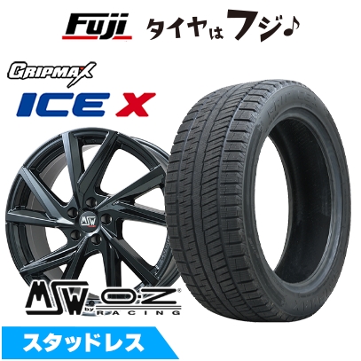 【新品】輸入車用 プジョー508 2018- スタッドレスタイヤ ホイール4本セット 215/55R17 グリップマックス アイスX BSW MSW 80 17インチ