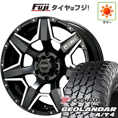GEOLANDAR - 【新品国産車用 6穴139.7車】 夏タイア 車輪４本仕掛ける 285/70R17 ヨコハマ ジオランダー A/T4 G018 OWL/RBL クライメイト スワット  17in タイヤ、ホイール-車、バイク、自転車