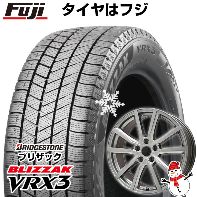 【新品国産5穴114.3車】 スタッドレスタイヤ ホイール4本セット 225/50R18 ブリヂストン ブリザック VRX3 ブランドル N52 18インチ : fuji 4302 93051 35093 35093 : フジコーポレーション