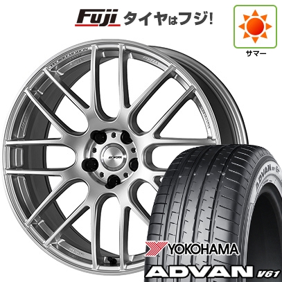 ADVAN - 【新品国産車用5穴114.3】 | 夏タイア 銀輪4本仕かける | 255/45R20 | ヨコハマ 広告業ヴァン V61 | WORK 細工物 情意 M8R | 8.5J 20in