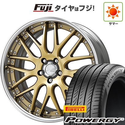 【新品国産車用 5穴114.3車】 夏タイヤ ホイール4本セット 245/35R20 ピレリ パワジー WORK ワーク ランベック LM1 20インチ
