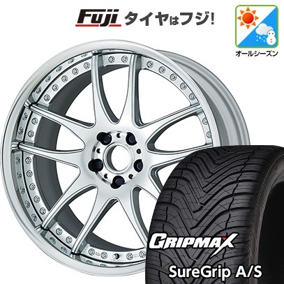 【新品国産5穴114.3車】 オールシーズンタイヤ ホイール4本セット 225/45R19 グリップマックス シュアグリップA/S(限定) ワーク エモーション CR 3P 19インチ : fuji 879 141478 32832 32832 : フジコーポレーション