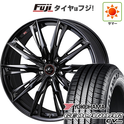 【新品国産車用5穴114.3】 | 夏タイヤ ホイール4本セット | 235/55R19 | ヨコハマ ジオランダー CV G058 | WEDS ウェッズ レオニス GX | 8J 19インチ