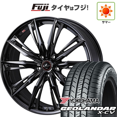 【新品国産車用5穴114.3】 | 夏タイヤ ホイール4本セット | 225/45R19 | ヨコハマ ジオランダー X-CV G057 | WEDS ウェッズ レオニス GX | 8J 19インチ