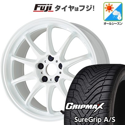 新品国産車用 5穴114.3車 オールシーズンタイヤ ホイール4本セット 225/40R19 グリップマックス シュアグリップA/S(限定) ワーク エモーション ZR10 19インチ