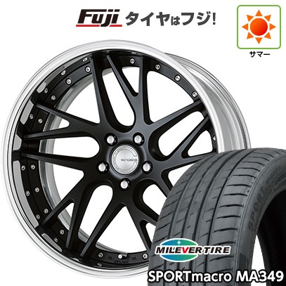 【新品国産車用 5穴114.3車】 夏タイヤ ホイール4本セット 245/40R20 ミレバー スポーツマクロ MA349（限定） WORK ワーク グノーシスCV CVX 20インチ