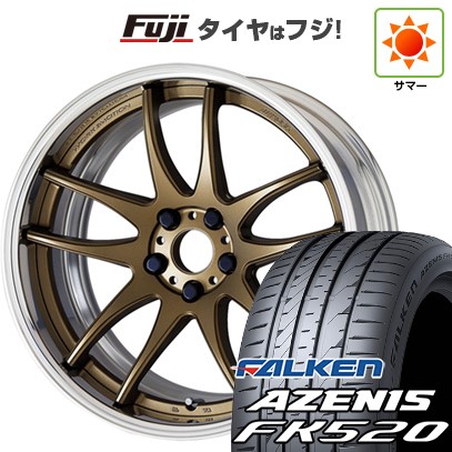 【新品国産車用 5穴114.3車】 夏タイヤ ホイール4本セット 225/45R18 ファルケン アゼニス FK520L WORK ワーク エモーション CR 2P 18インチ