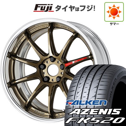 ヨコハマタイヤ - 【新品国産車用 5穴100車】 夏タイア 車輪4本仕掛ける 225/40R18 ファルケン アゼニス FK520L WORK 細工物 情感 ZR10 2P フルリバースリム 18in 夏タイヤ、ホイールセット-自動車-車、バイク、自転車