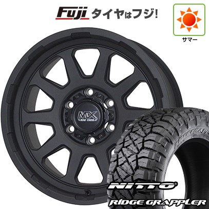 【新品国産車用 6穴139.7車】 夏タイヤ ホイール4本セット 265/60R18 ニットー リッジグラップラー ホットスタッフ マッドクロス レンジャー 18インチ