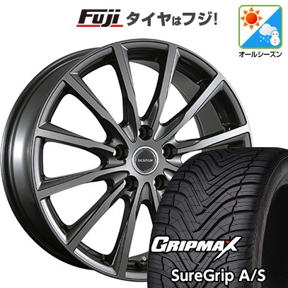 新品国産車用 5穴114.3車 オールシーズンタイヤ ホイール4本セット 225/40R19 グリップマックス シュアグリップA/S(限定) ブリヂストン バルミナ AR12 19インチ